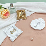 SYL Victorian Style Ins Jewelry Dish Creative Home Resin Decorations with Photo Frame Tray for Candle Storage