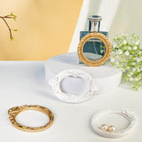 Mini Gold Photo Frame Retro European-style Embossed Nail Art Earrings Pose Shooting Props Resin Miniature Frame