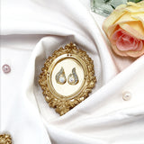 SYL Victorian Style Ins Jewelry Dish Creative Home Resin Decorations with Photo Frame Tray for Candle Storage