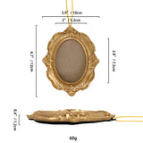 Ins Creative Christmas Tree Ornament Personalized Resin Sublimation Christmas Photo Frame Wall Hang Decoration