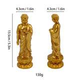 Resin Buddha Statues Religious Gods Decorations Home Entrance Living Room Ornaments Southeast Home Decor.