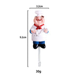 Cute Cartoon Chef Wall Hook Key Holder Multi-function Hooks for Hanging Adhesive Hook Art Luxury Wall Decoration