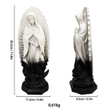 Our Lady of Guadalupe Religious Resin Sculpture Art Crafts Home Christmas Decorations Gifts Store