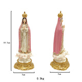 Resin Fatima Lady Statues Religious Gods Decorations Home Entrance Living Room Ornaments Southeast Home Decor.