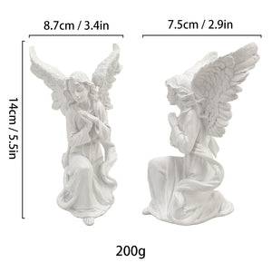 Cute Angel Girl Resin Decorations Creative Home and Travel Commemorative Gift for Christmas Art Theme
