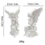 Cute Angel Girl Resin Decorations Creative Home and Travel Commemorative Gift for Christmas Art Theme