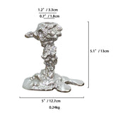 Antique Gold Candlestick Resin Candle Accessory Retro Decorative Candle Holders Creative Home Decor Gifts Candle Stand