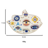 Spiritual Accessories Positive Energy Protection Evil Eye Plate Luxury Trinket Display Table Decorations Jewelry Tray