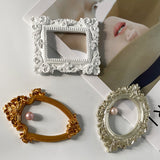 Gold Luxury Photo Frame Shooting Props Retro Ins European-style Relief Nail Art Earrings Display Frame Pose Ornaments