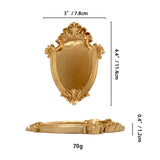 SYL Victorian Style Ins Jewelry Dish Creative Home Resin Decorations with Photo Frame Tray for Candle Storage