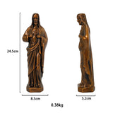 Big Mexico Jesus Statue Religious Resin Sculpture Art Crafts Home Christmas Decorations for Home