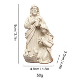 Mexican Figure Resin Craft Art Model Theme Home Decorative Statue for Porch Christmas Holiday Gift