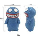 5PCS SET Cartoon Creative Earth Strange Living Room Bedroom Desktop Tea Table Decoration Novelty Home Accessories
