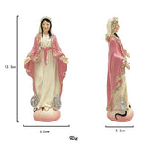 OEM Virgin Mary Statue New Resin Mexico Figurine Religious Statue Church Gift Resin Crafts Home Decoration