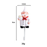 Cute Cartoon Chef Wall Hook Key Holder Multi-function Hooks for Hanging Adhesive Hook Art Luxury Wall Decoration