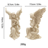 Cute Angel Girl Resin Decorations Creative Home and Travel Commemorative Gift for Christmas Art Theme