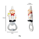 Chef Creative Magnetic Multi-Functional Refrigerator Sticker Novelty Bottle Opener for Beer Soda Drink Unique Gift