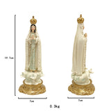 Resin Fatima Lady Statues Religious Gods Decorations Home Entrance Living Room Ornaments Southeast Home Decor.