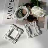 Gold Luxury Photo Frame Shooting Props Retro Ins European-style Relief Nail Art Earrings Display Frame Pose Ornaments
