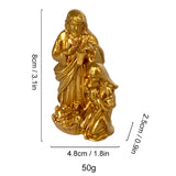 Mexican Figure Resin Craft Art Model Theme Home Decorative Statue for Porch Christmas Holiday Gift