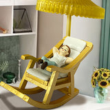 Creative Rolling Chair Boys Girls Set Religious Resin Sculpture Art Crafts Home Decoration Exquisite Gift
