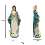 OEM Virgin Mary Statue New Resin Mexico Figurine Religious Statue Church Gift Resin Crafts Home Decoration