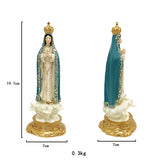 Resin Fatima Lady Statues Religious Gods Decorations Home Entrance Living Room Ornaments Southeast Home Decor.