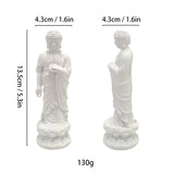 Resin Buddha Statues Religious Gods Decorations Home Entrance Living Room Ornaments Southeast Home Decor.