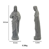 Big Mexico Jesus Statue Religious Resin Sculpture Art Crafts Home Christmas Decorations for Home