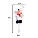 Cute Cartoon Chef Wall Hook Key Holder Multi-function Hooks for Hanging Adhesive Hook Art Luxury Wall Decoration