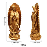 Our Lady of Guadalupe Religious Resin Sculpture Art Crafts Home Christmas Decorations Gifts Store