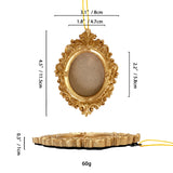 Ins Creative Christmas Tree Ornament Personalized Resin Sublimation Christmas Photo Frame Wall Hang Decoration