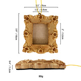 Ins Creative Christmas Tree Ornament Personalized Resin Sublimation Christmas Photo Frame Wall Hang Decoration