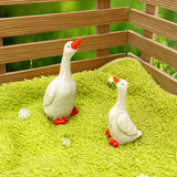 Micro Landscape Simulation Duck Decoration Landscaping Accessories Interior Resin Animal Design Crafts Gardening Decor.
