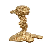 Antique Gold Candlestick Resin Candle Accessory Retro Decorative Candle Holders Creative Home Decor Gifts Candle Stand