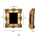 SYL Retro European Style Resin Photo Props Ins Photo Frame Earrings Background Photography Jewelry  Display