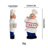 New Creative Chef Bread 3D Character Magnetic Resin Craft Sticker Home Decor. Accessory for Refrigerator Fridge Magnet