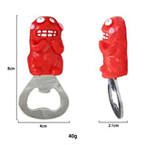 Funny Monster Resin Multifunctional Refrigerator Sticker Creative Opening Novelty Bottle Opener for Beer Wine Soda