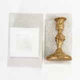 Antique Gold Candlestick Resin Candle Accessory Retro Decorative Candle Holders Creative Home Decor Gifts Candle Stand