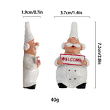 New Creative Chef Bread 3D Character Magnetic Resin Craft Sticker Home Decor. Accessory for Refrigerator Fridge Magnet
