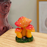 Micro Landscape Simulation Mushroom Decoration Landscaping Accessories Interior Resin Animal Design Crafts Gardening Decor.