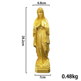 Virgin Mary Religious Resin Sculpture Art Crafts Home Christmas Decorations Gifts Store