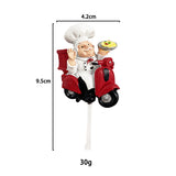 Cute Cartoon Chef Wall Hook Key Holder Multi-function Hooks for Hanging Adhesive Hook Art Luxury Wall Decoration