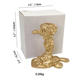Antique Gold Candlestick Resin Candle Accessory Retro Decorative Candle Holders Creative Home Decor Gifts Candle Stand
