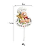Cute Cartoon Chef Wall Hook Key Holder Multi-function Hooks for Hanging Adhesive Hook Art Luxury Wall Decoration