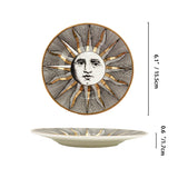 Europe Cute Eye Plates Gold Ceramic Jewelry Dish Small Ring Display Tray for Home Trinkets and Wedding Decorative Crafts