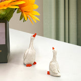 Micro Landscape Simulation Duck Decoration Landscaping Accessories Interior Resin Animal Design Crafts Gardening Decor.