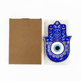 SYL Creative Hand Design Ceramic Evil Eye Plate Luxury Trinket Trays Table Decorations Jewelry Dish for Home Decor.