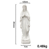 Virgin Mary Religious Resin Sculpture Art Crafts Home Christmas Decorations Gifts Store