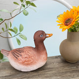 Duck Creative Animal-Shape Resin Piggy Bank Decorative Desktop Decoration for Children's Holiday Birthday Gift